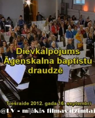 Dievkalpojums Āgenskalna Baptistu draudzes baznīcā 16.09.2012