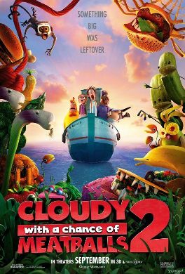 Mākoņains, gaidāms kotlešu lietus 2 / Cloudy with a Chance of Meatballs 2